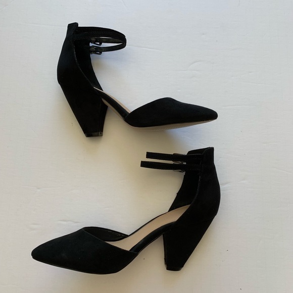 ASOS Black Suede Maryjane Heels - Picture 4 of 7